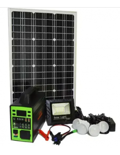 Kit sistem solar GD-150L, Invertor 220V 150W, Panou fotovoltaic 2