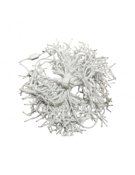 Instalatie turturi pentru Craciun, Flash, Fir Alb, 25 M Led