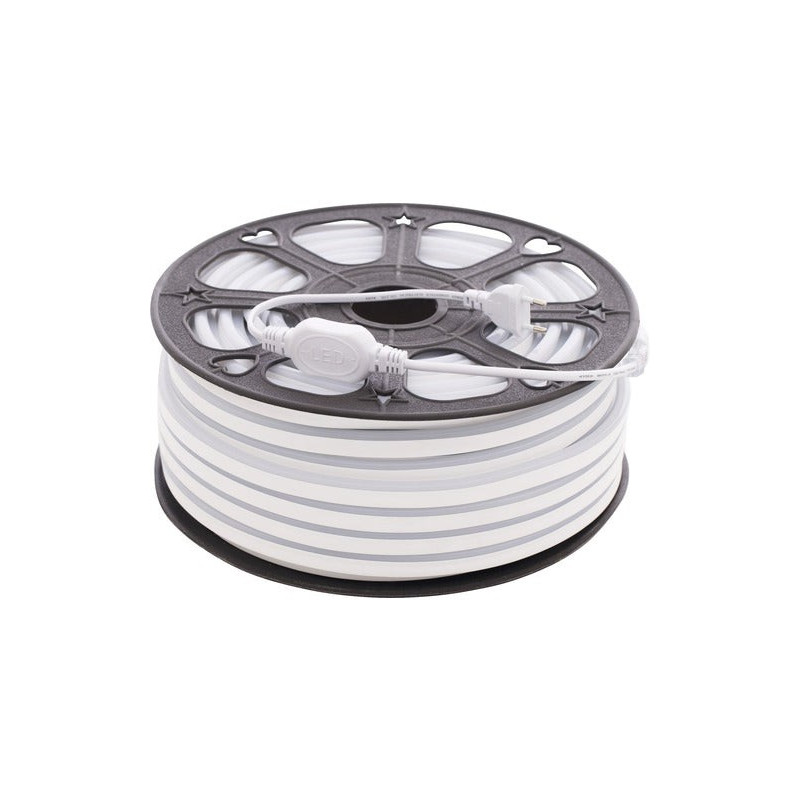 Furtun LED Neon Flex, Tip Banda,100m – Alb Rece / Alb Cald /