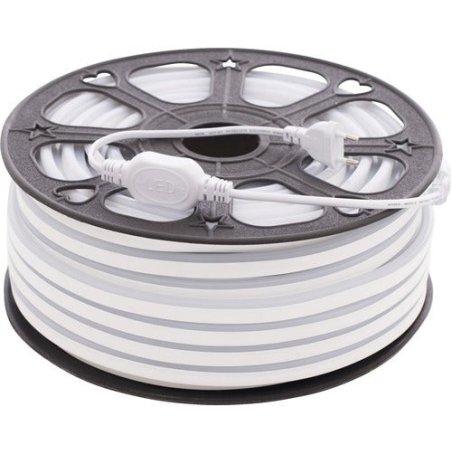 Furtun LED Neon Flex, Tip Banda,100m – Alb Rece / Alb Cald /