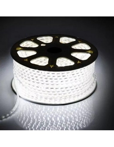 Bandă LED tip furtun SMD 2835, 220V, alb rece/alb cald