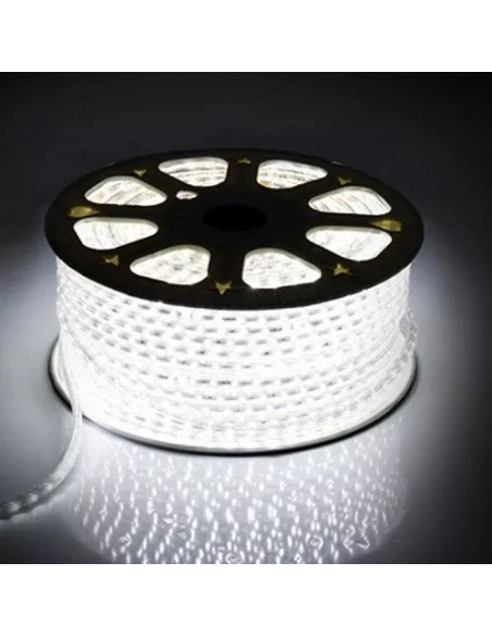 Bandă LED tip furtun SMD 2835, 220V, alb rece/alb cald