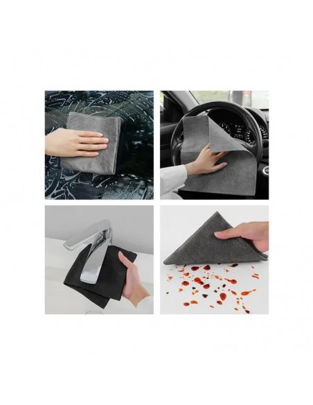 10 x Lavete Microfibră 30x30 cm – Curățare fără Scame și