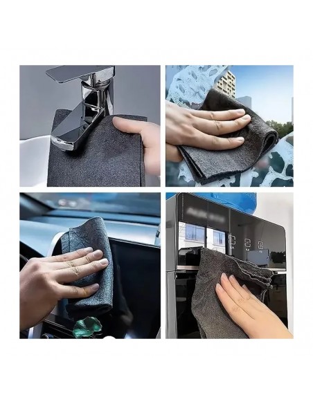 10 x Lavete Microfibră 30x30 cm – Curățare fără Scame și