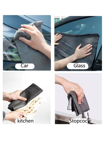 10 x Lavete Microfibră 30x30 cm – Curățare fără Scame și