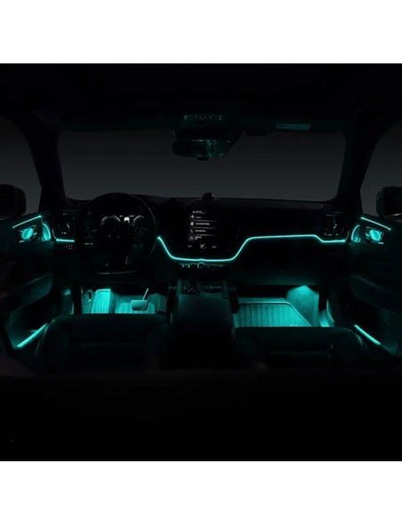 Bandă LED decorativă auto pentru interior, lungime 2 m