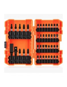 Set profesional de 42 biți de impact cu tijă hexagonală