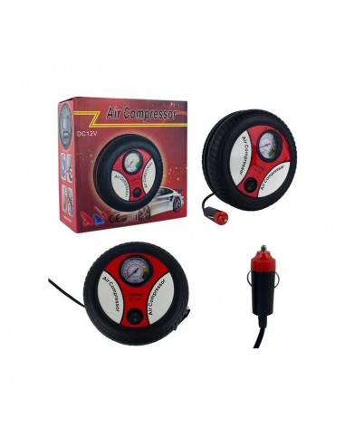 Compresor portabil în formă de roată – pentru anvelope auto și