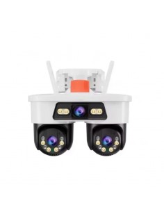 Cameră de Supraveghere WiFi Jortan 8, 9MP, Triple Lens, Cap