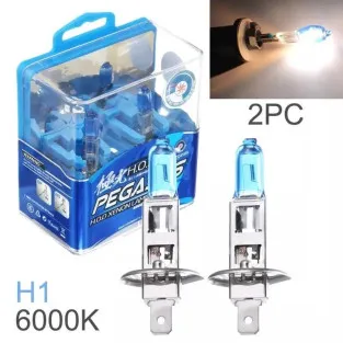 Set 2 becuri Pegasus EFFECT halogen H1 Xenon 2
