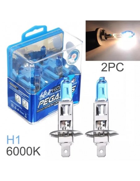 Set 2 becuri Pegasus EFFECT halogen H1 Xenon