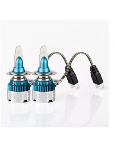 Set 2 Becuri LED Auto H7 Mini Slim – 50W, 8000 lm