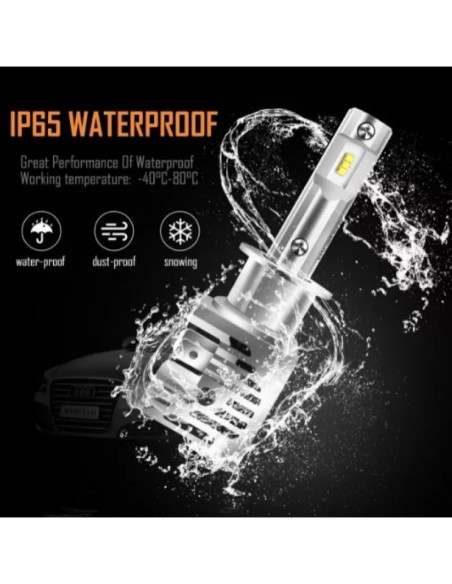 Set 2x LED M3 H1, 55W, 8.000 lm – Iluminare Puternică Auto