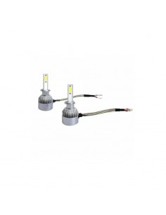 Set 2 LED-uri Auto C6 H3 48W – Alb Rece 6000K, 8000 Lumeni