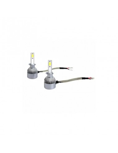 Set 2 LED-uri Auto C6 H3 48W – Alb Rece 6000K, 8000 Lumeni