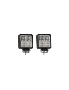Set 2x Proiectoare LED Auto cu Stroboscop, 174W, 50mm, 58