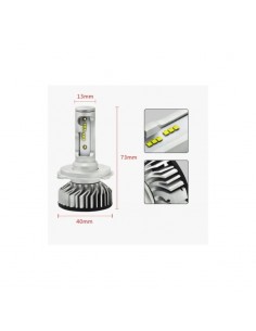 Becuri LED Auto 50W 6000LM – Compatibile H1, H3, H4, H7, H11 2