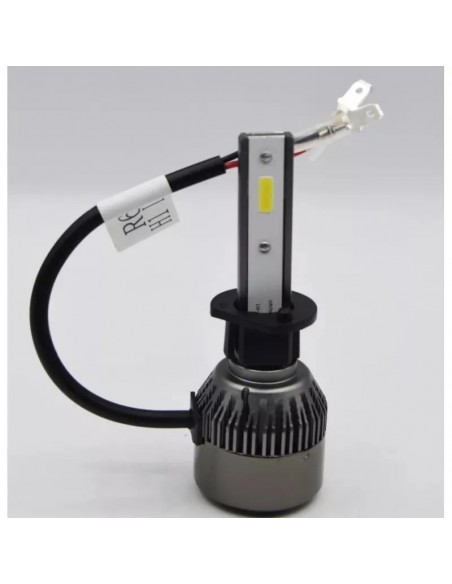 Set 2 Becuri LED Auto R6 H1 50W 6000K – Iluminare Puternică și