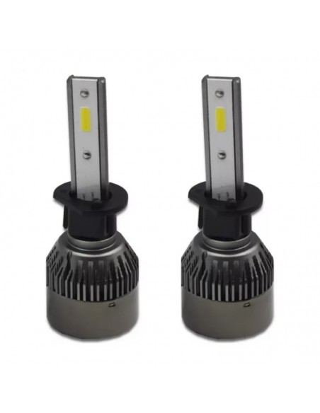 Set 2 Becuri LED Auto R6 H1 50W 6000K – Iluminare Puternică și