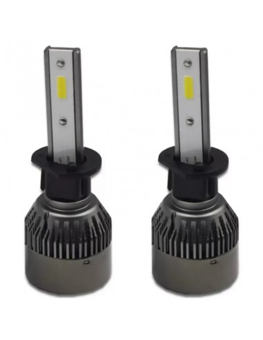 Set 2 Becuri LED Auto R6 H1 50W 6000K – Iluminare Puternică și