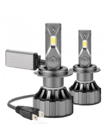 Set 2 Lampi Auto LED H7 V20 30000, Canbus, Alb Rece
