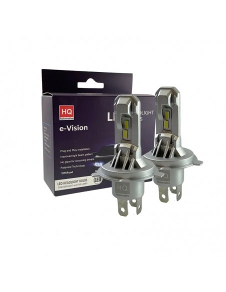 Set 2 becuri LED pentru faruri auto H4 12-24V, 18W HQ-1099