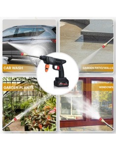Pistol spalat cu presiune electric, mobil, cu 1 acumulator de 2