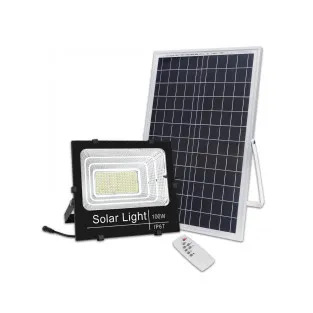 Proiector Solar Jortan 600W cu Panou 35x58cm, Acumulator