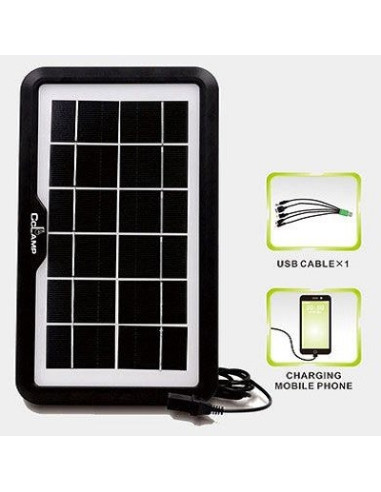 Panou solar cu incarcare CCLAMP 650 4w