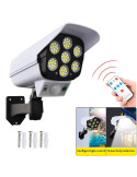 Camera falsa cu panou solar, 77 LED, senzor de miscare