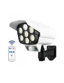 Camera falsa cu panou solar, 77 LED, senzor de miscare