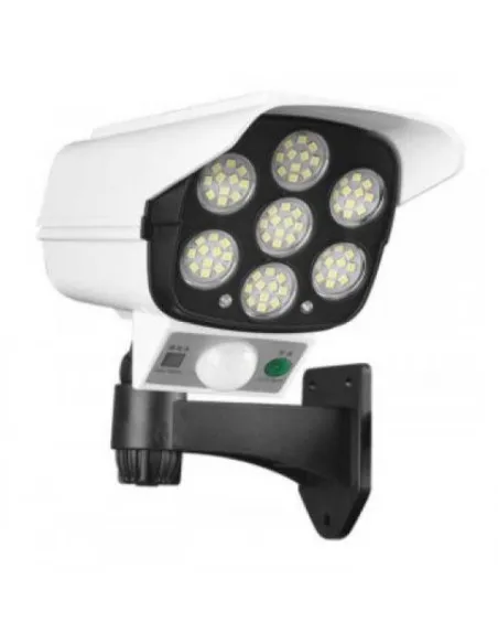 Camera falsa cu panou solar, 77 LED, senzor de miscare