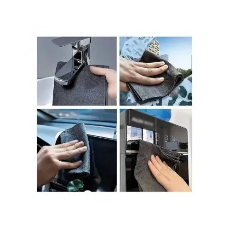 Set 5 Lavete Magice Microfibra 30x30 | Curățare Fără Scame