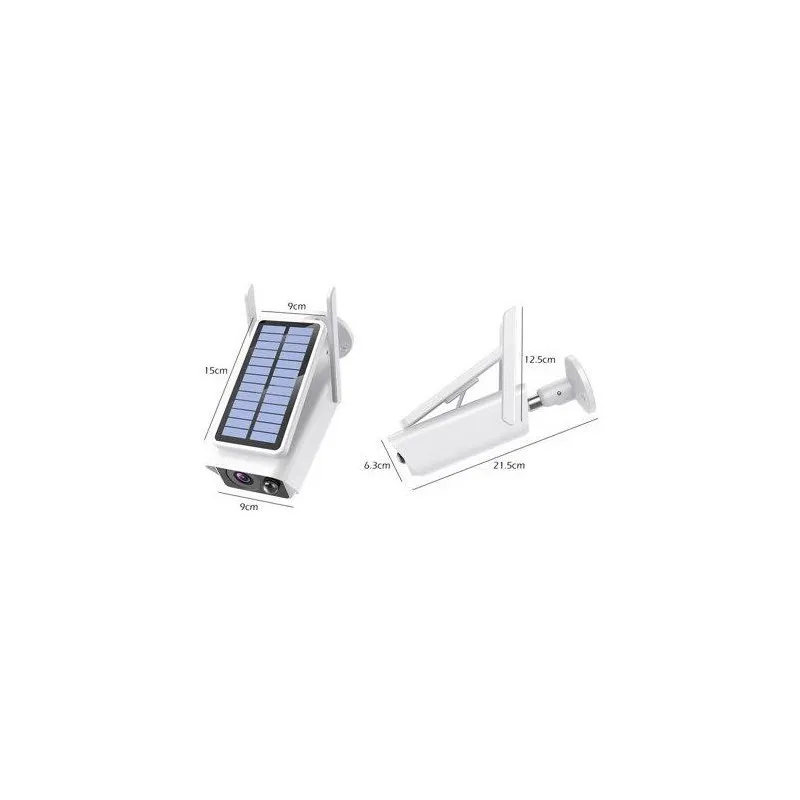 Camera de supraveghere IP Wireless HD cu panou solar