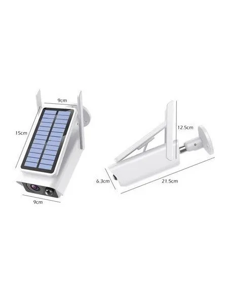 Camera de supraveghere IP Wireless HD cu panou solar