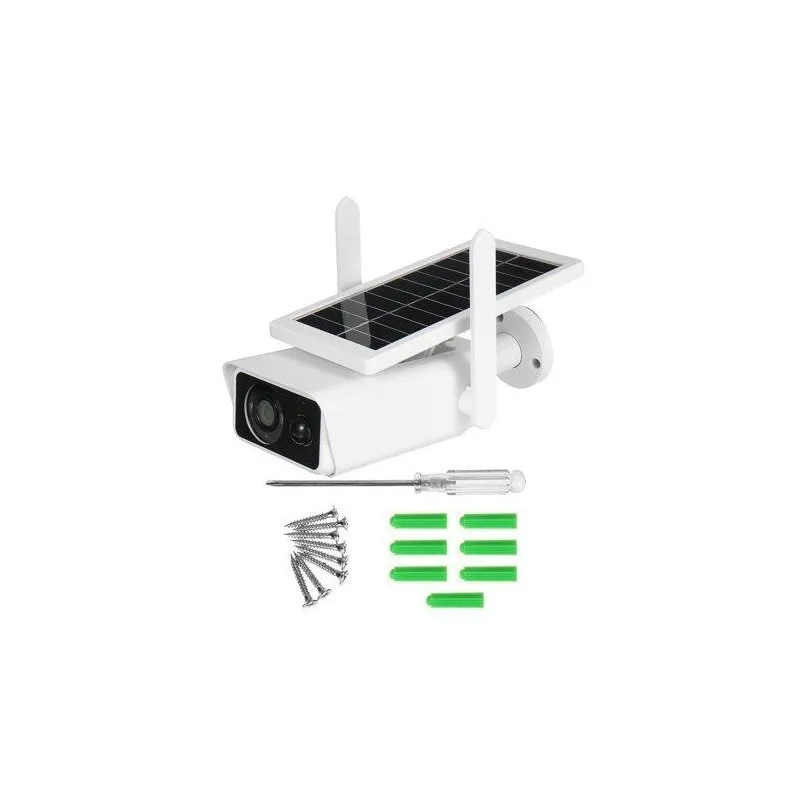Camera de supraveghere IP Wireless HD cu panou solar