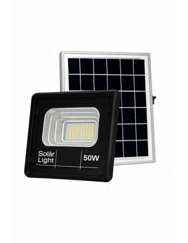 Proiector Solar Jortan 50W, Panou 13x20cm, Mini
