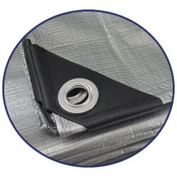 PRELATA CU INELE 4 X 6 M - 80 G/MP- ALBASTRU
