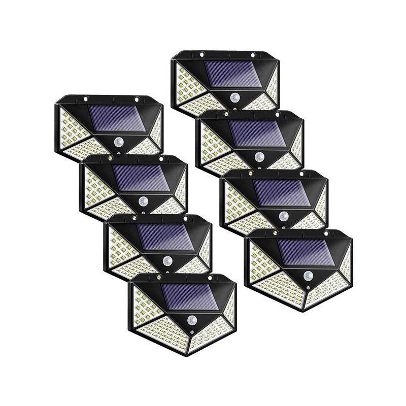 Set 20 x Lampa 100 LED cu panou solar, senzor de miscare