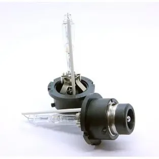 Set 2 becuri Xenon D2S White auto pentru far cu suport metalic 35W 6000K 2