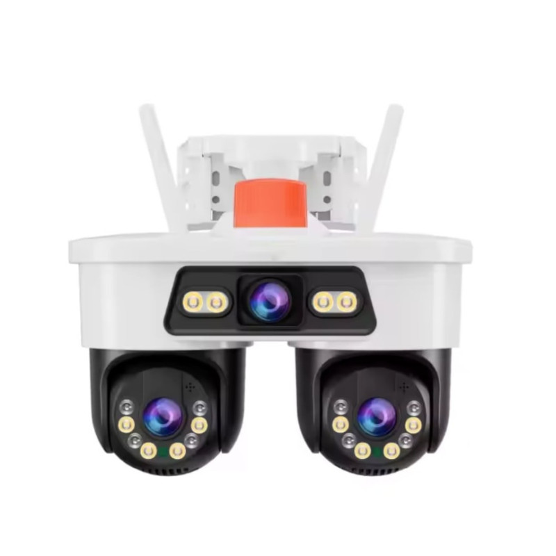 Camera WiFi JORTAN 8 Triple Lens 9MP 360° Alarma Exterior