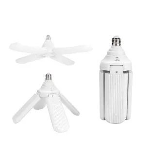 Bec lampa LED cu 4 brate mobile ajustabile, Fan