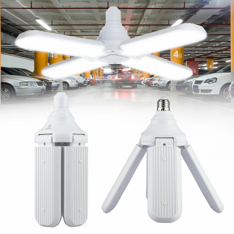 Bec lampa LED cu 4 brate mobile ajustabile, Fan