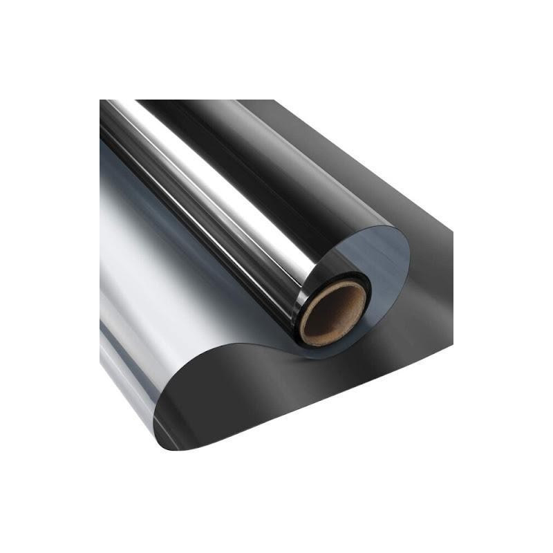 Folie protectie solara pentru geamuri interioare, cu efect de oglinda, UV, 60x300cm