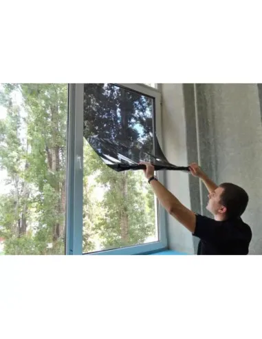 Folie protectie solara pentru geamuri interioare, cu efect de oglinda, UV, 60x300cm