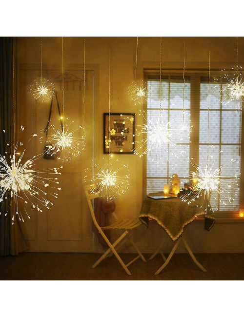 Instalatie tip artificii din cupru