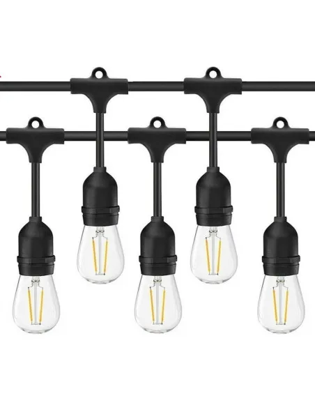 Ghirlanda Luminoasa, 5 Metri cu 10 Becuri, interconectabila, 220V