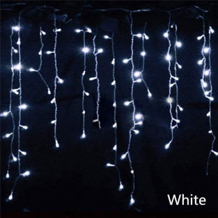 Instalatie 12 metri, ALB RECE, 300 LED-uri tip 2
