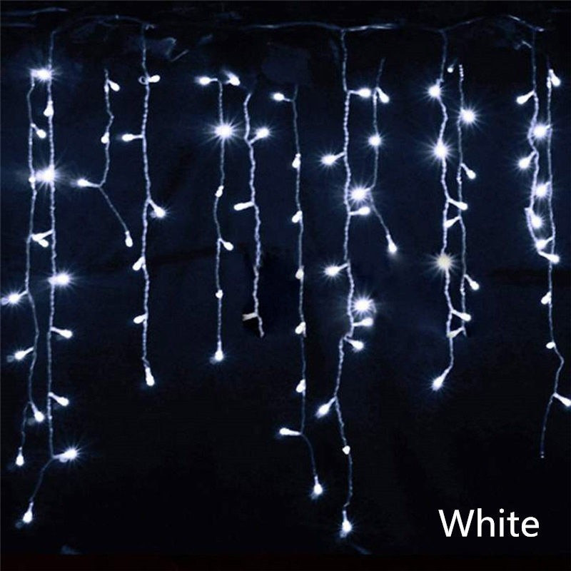 Instalatie 12 metri, ALB RECE, 300 LED-uri tip