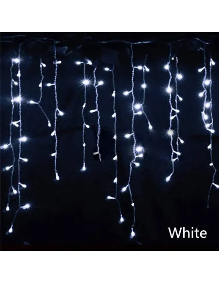 Instalatie 12 metri, ALB RECE, 300 LED-uri tip